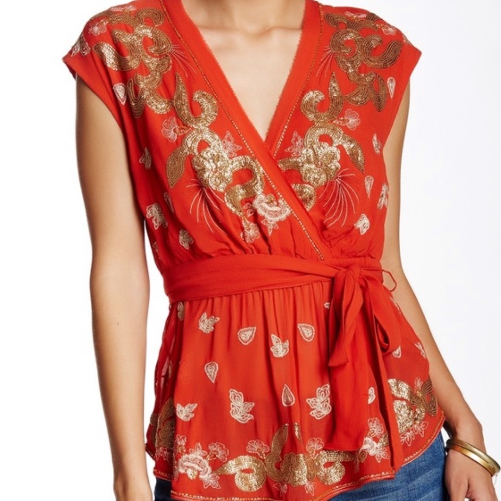 free people oh la la top